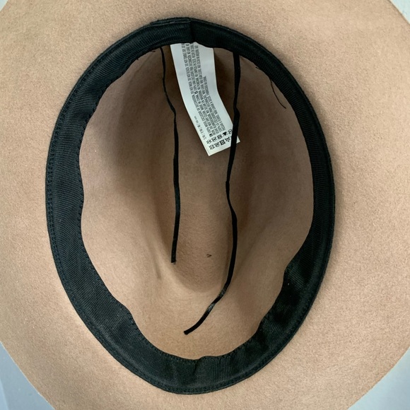 2-for-1 Wide Wool Fedora Hats [Black + Tan] - Picture 4 of 7